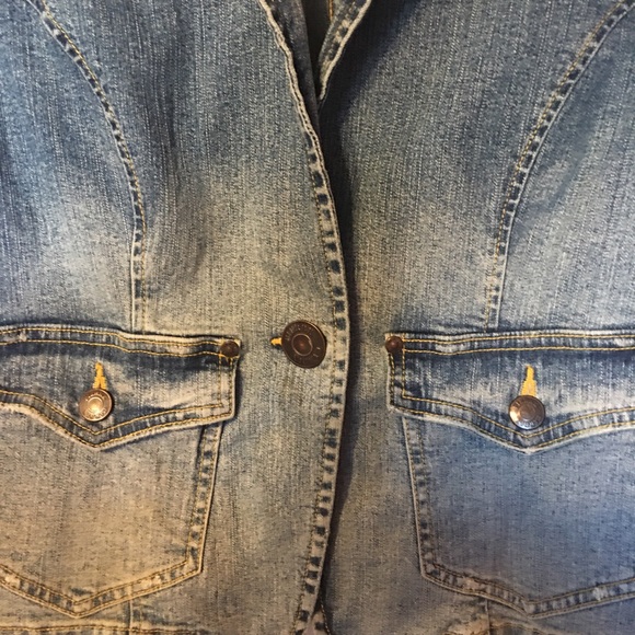 Vintage Pierre Cardin Blue Jean Jacket  Item #064 - Picture 5 of 8